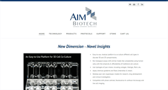 Desktop Screenshot of aimbiotech.com